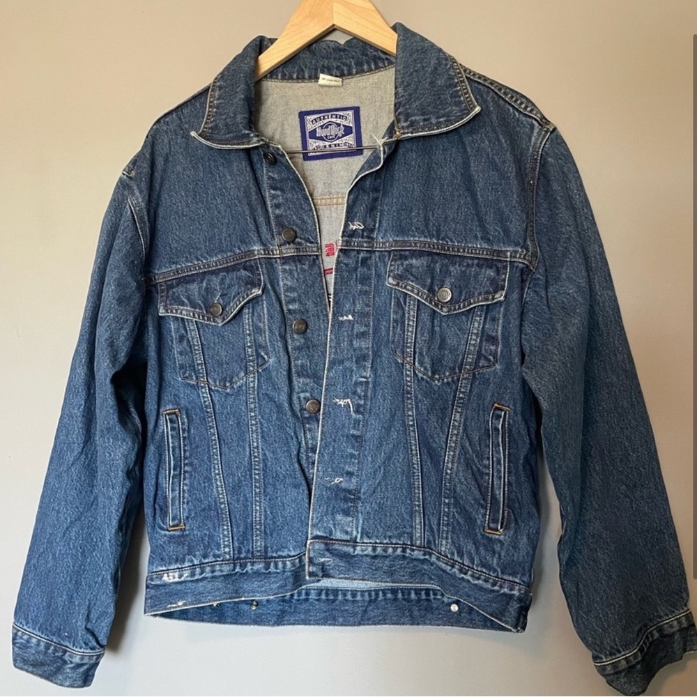 Hard Rock Cafe Jean Jacket - Picture 2 of 3